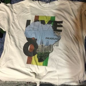 Live 8 Philadelphia mens xl shirt july 2nd 2005 bought shirt while attending